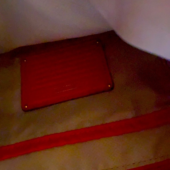 Tumi red crossbody messenger bag - Picture 3 of 6